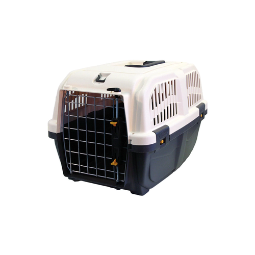 CAGE DE TRANSPORT 'SKUDO' - GRIS - 55X36CM