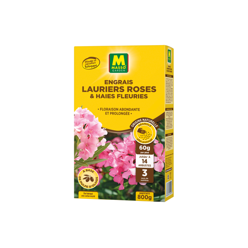 ENGRAIS LAURIERS ROSES & HAIES FLEURIES - 800g - MASSO®
