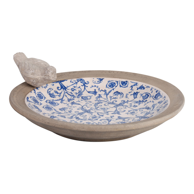 Abreuvoir pour oiseaux en céramique - Bain élégant 33,5 cm