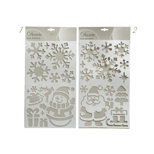 POCHOIR DE NOËL POUR DÉCORATION FENÊTRE