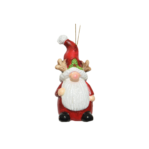 SUSPENSION GNOME DE NOËL EN TERRE CUITE