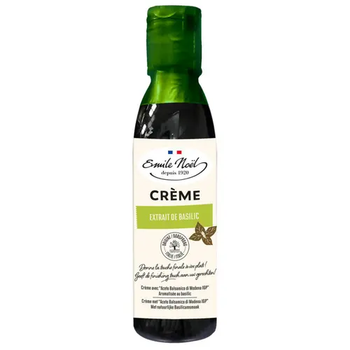 Nature pratique:Crème balsamique bio au basilic Émile Noël - 150 ml