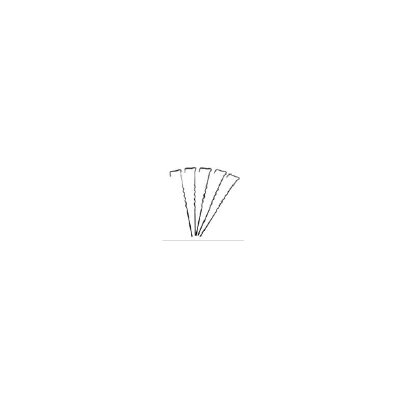 Piquets de fixation sardine en acier - Lot de 10
