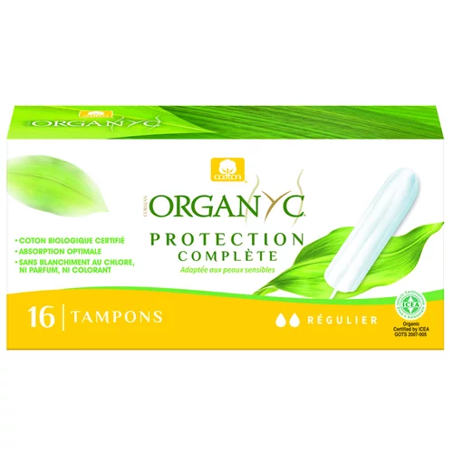 À avoir pour l’extérieur：16 tampons réguliers sans appicateur Organyc