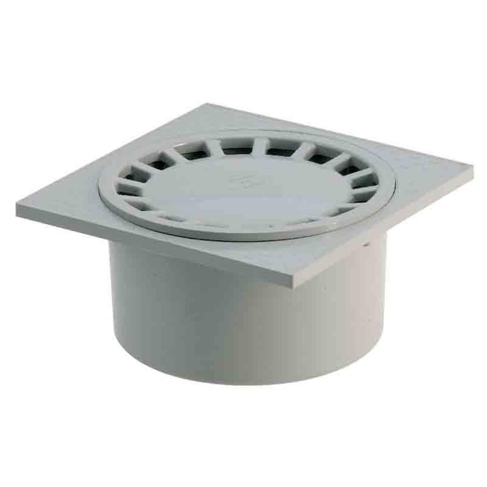 GIRPI Siphon de sol PVC 150 x 150 - gris