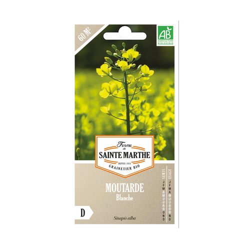 GRAINES MOUTARDE BLANCHE BIO - 150G