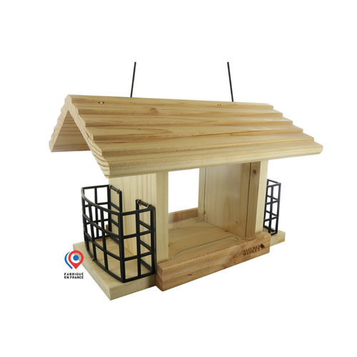 MANGEOIRE POUR OISEAUX 'LA CANTINE' - 29,5X18X20CM - NATURES MARKET®
