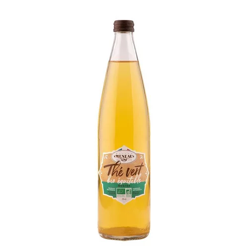 L’essentiel pour le jardin：Thé vert bio équitable menthe Maison Meneau - 75 cl