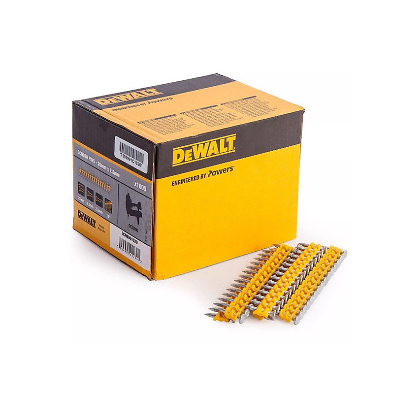 Boîte 510 pointes béton 2 – 6 × 45 mm pour cloueur DCN890, DEWALT