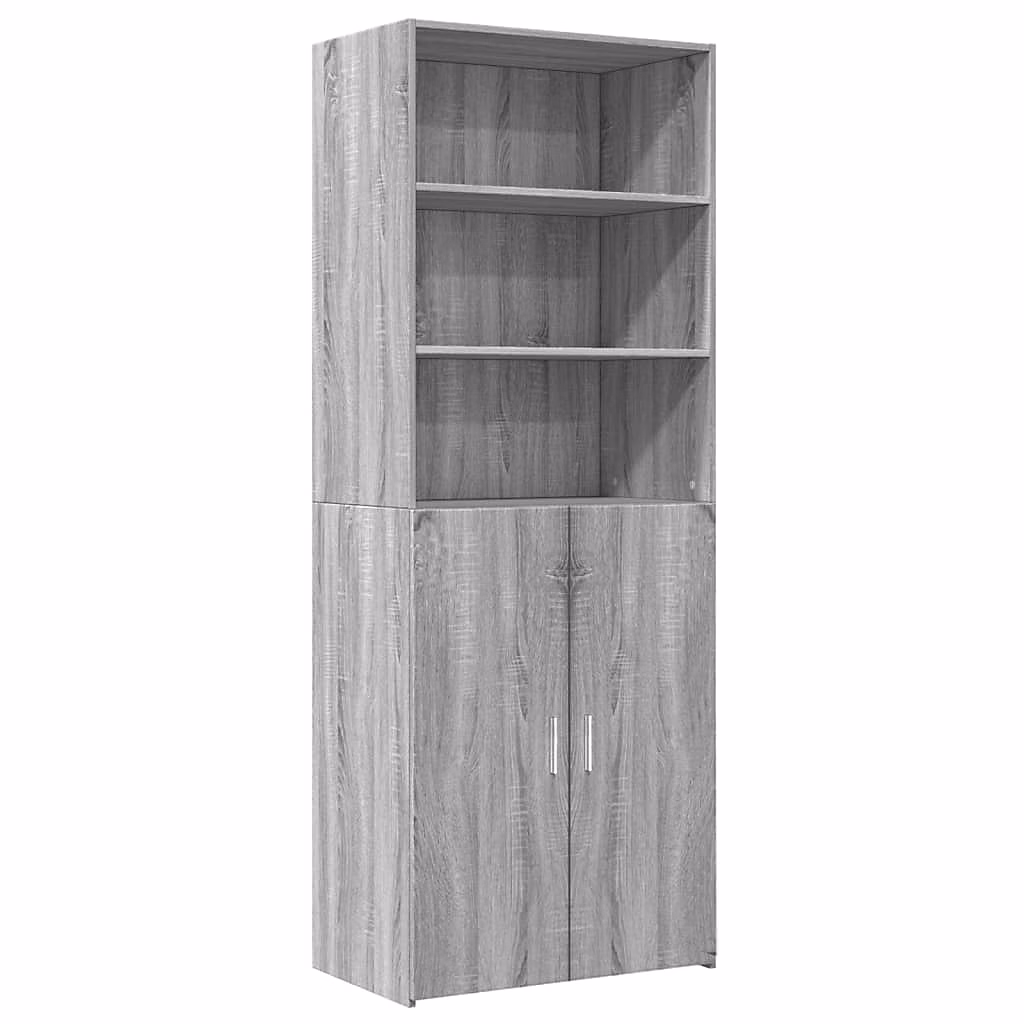 Buffet haut sonoma gris 70 × 42 – 5 × 185 cm bois d'ingénierie vidaXL