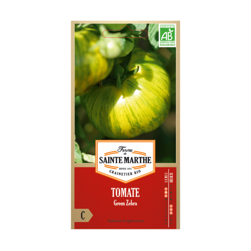 GRAINES TOMATE GREEN ZEBRA BIO