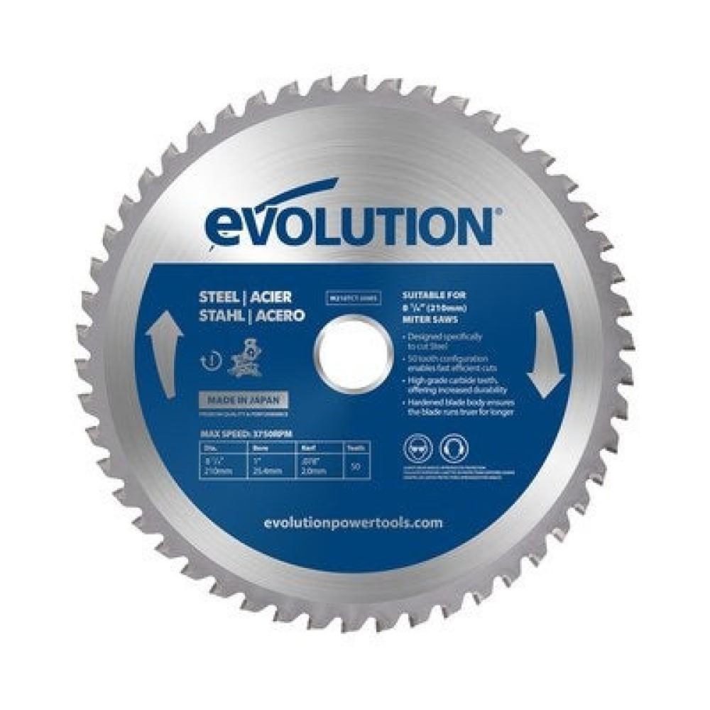 CENTRALE BRICO Lame en carbure pour acier D.210mm