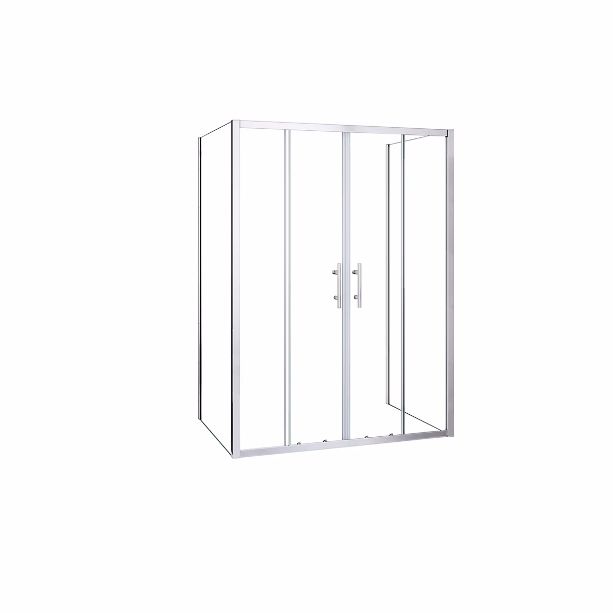 Cabine De Douche 160x90x90x190cm Cabine De Douche U Porte De Douche Coulissante Au Centre | Cabine de douche