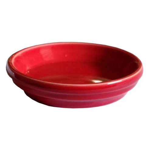 Pour votre projet：Soucoupe pot horticole rouge Ø 10 x H2 cm