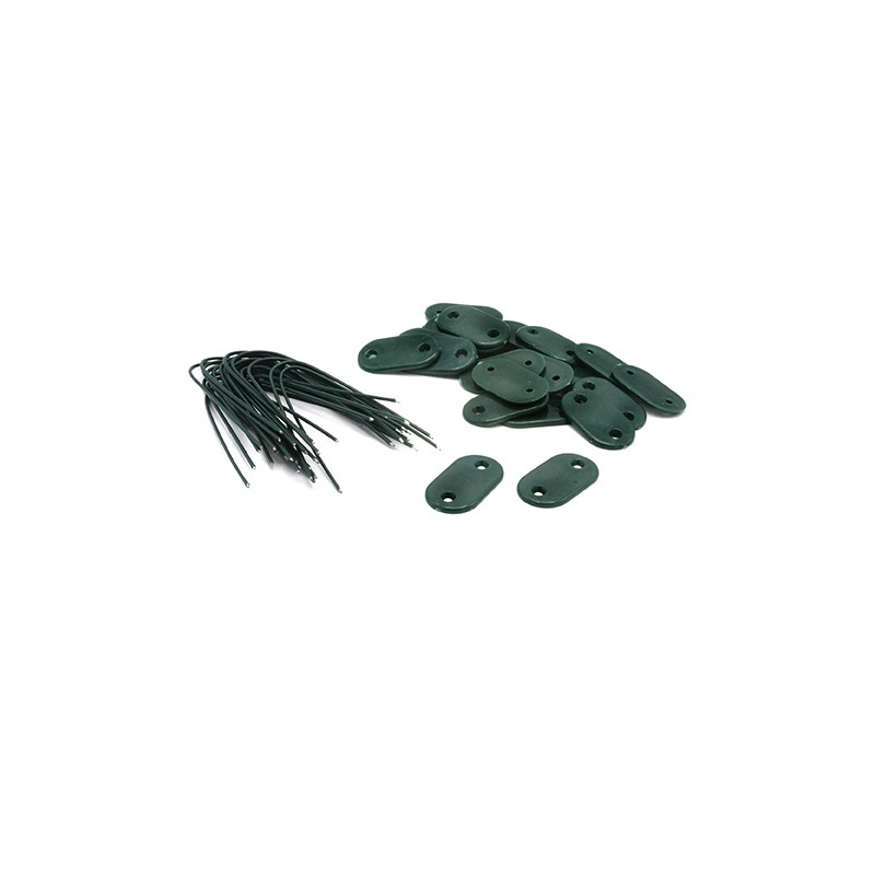 Set de fixation pour canisse - 26 attaches résistantes aux UV