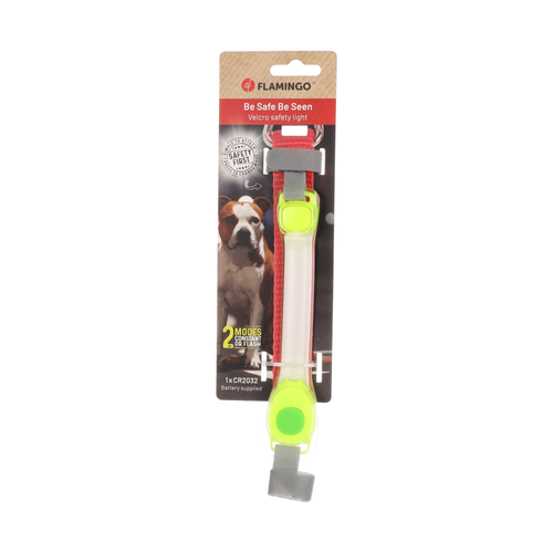 BANDE DE SÉCURITE LED NEIL FLAMINGO® - JAUNE FLUO