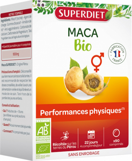 Super Diet - Maca Bio - 90 comprimés