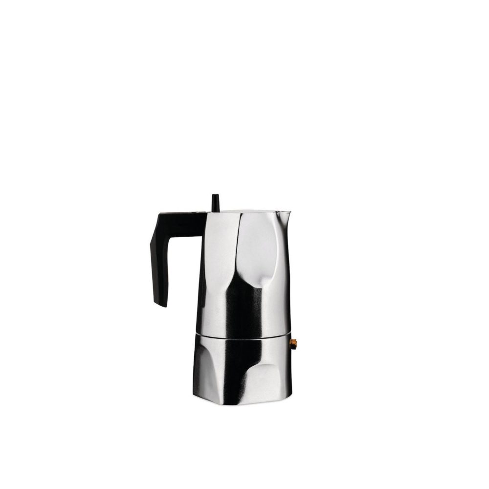 ALESSI Machine à café alessi mt18 3 ossidiana en aluminium