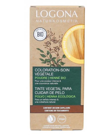 Logona - Coloration soin végétale Blond doré 100 gr