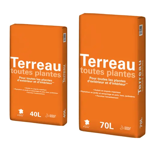 Équipement extérieur：Terreau toutes plantes