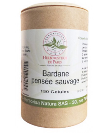 Bardane Pensée Sauvage 150 gélules végétales