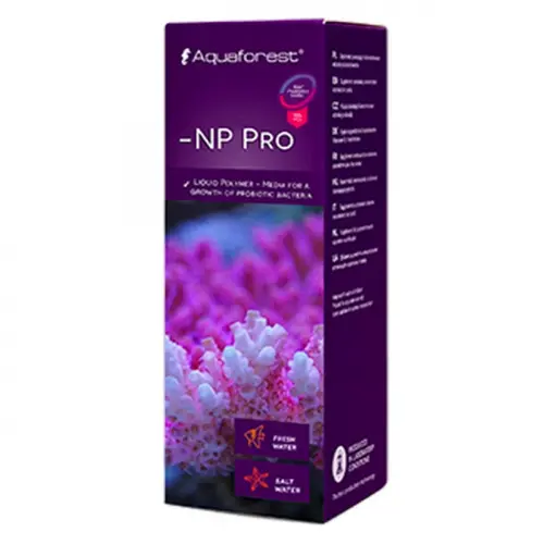 Jardin et pratique：Nourriture liquide pour poissons, enrichie en nutriments, AQUAFOREST NP Pro - contenance 50ml