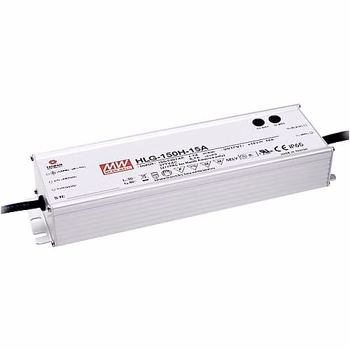 Driver LED Mean Well HLG | 150H – 24 – alimentation à découpage 150 W – sortie 24 V DC 6 – 3 A – IP67