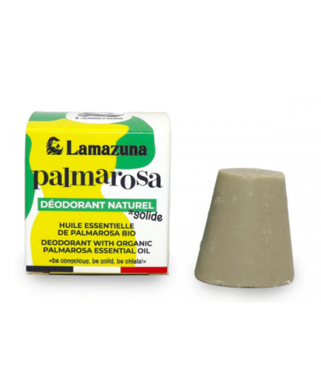 Lamazuna - Déodorant solide Palmarose - 30 gr