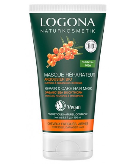 Logona - Masque capillaire réparateur Argousier Bio 150ml
