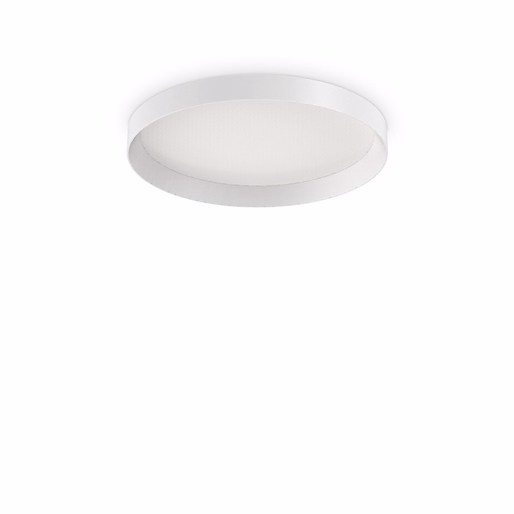 Décoratif Rond Simple Flush Blanc – 23000K