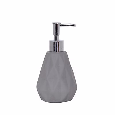 Distributeur de savon céramique gris foncé Louxor – Réf. GBFCOABZD9019058021