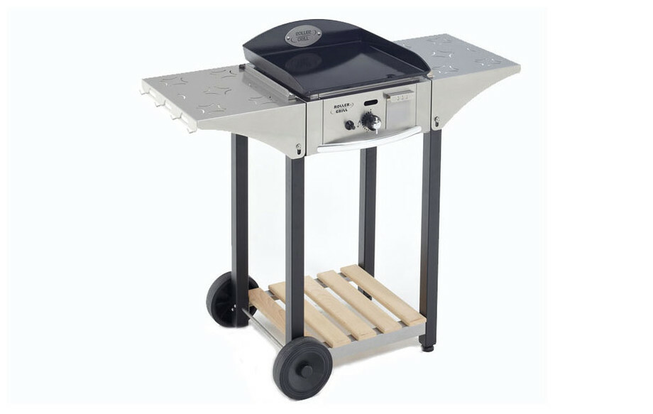 Roller Grill - desserte inox pour plancha 400