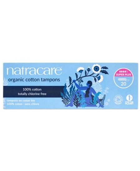 NatraCare 20 tampons hygiéniques Normaux sans applicateur