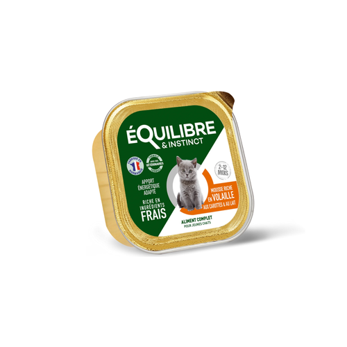 MOUSSE CHATON - ÉQUILIBRE & INSTINCT® - VOLAILLE - 85GR