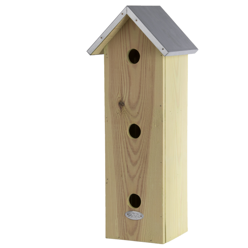 Nichoir à étages pour moineaux - Villa en bois