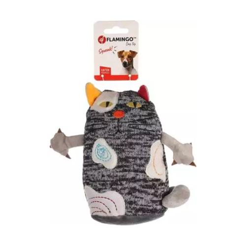 JOUET POUR CHIEN FLAMINGO® CATZA CHAT GRIS