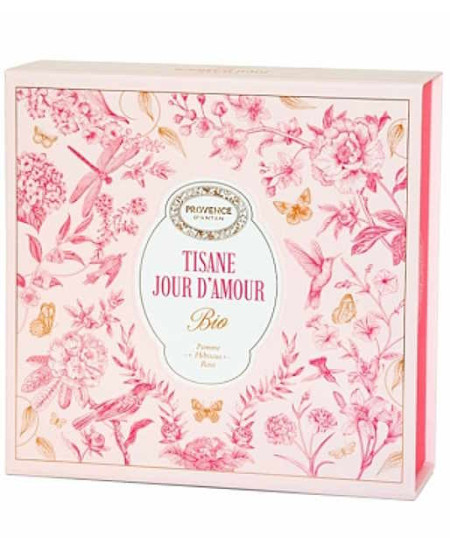 Provence d'Antan Coffret tisane Jour d'amour bio 20 sachets