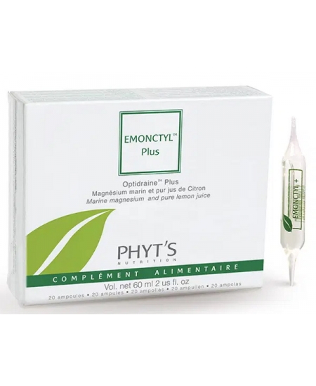 Phyt's - Emonctyl Plus OptiDraine intestinal et lymphatique 20 ampoules de 3ml soit - 60 ml