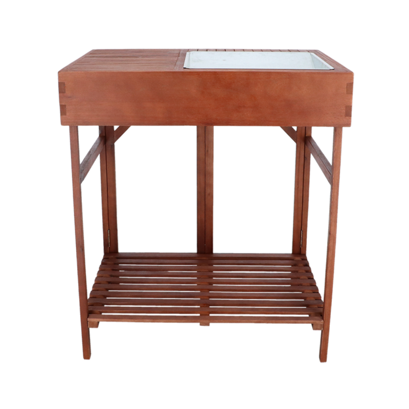 Table de rempotage en bois dur