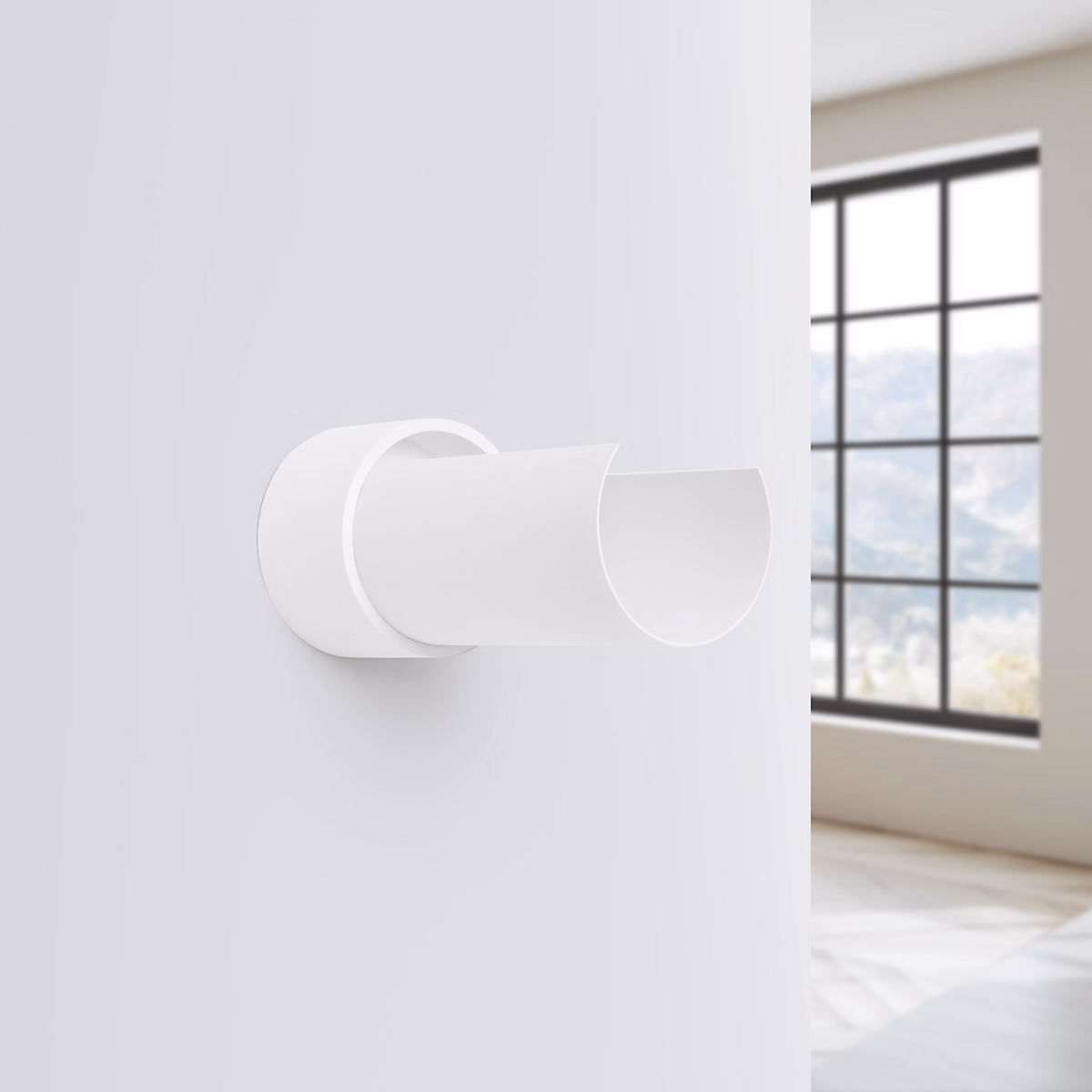 Applique en acier 1 ampoule 4000K – 10 × 10 × 21cm Sollux