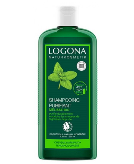 Logona - Shampoing purifiant à la Mélisse cheveux gras - 250 ml