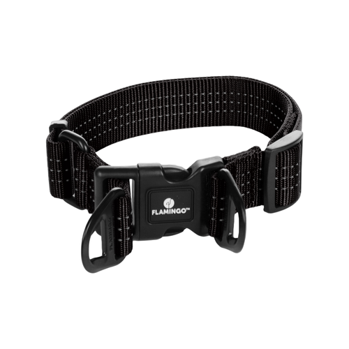 COLLIER ZORBA FLAMINGO® - NOIR - LARGE - 45-65CM