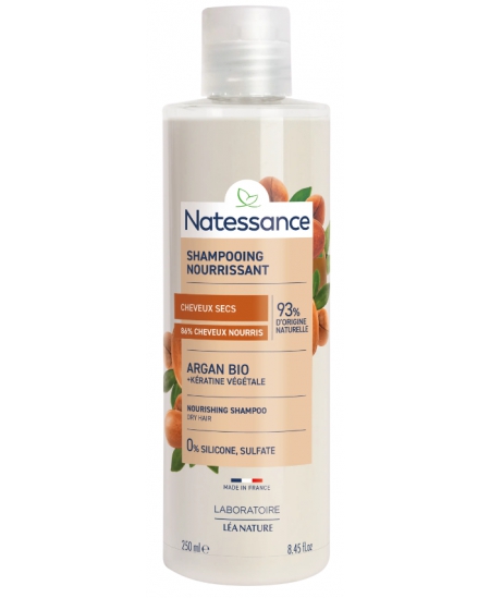 Natessance Shampooing Nutrition Intense Argan 250ml