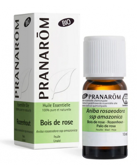 Pranarôm - Bois de Rose Bio Flacon compte gouttes - 10 ml