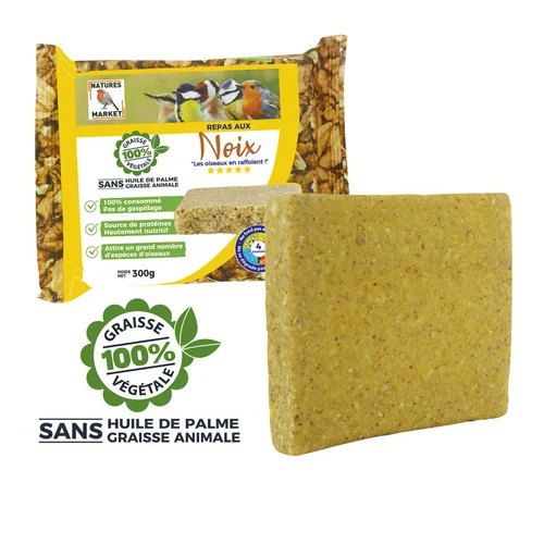 Essentiel pratique：Aliment pour oiseaux Repas aux noix - 300 g