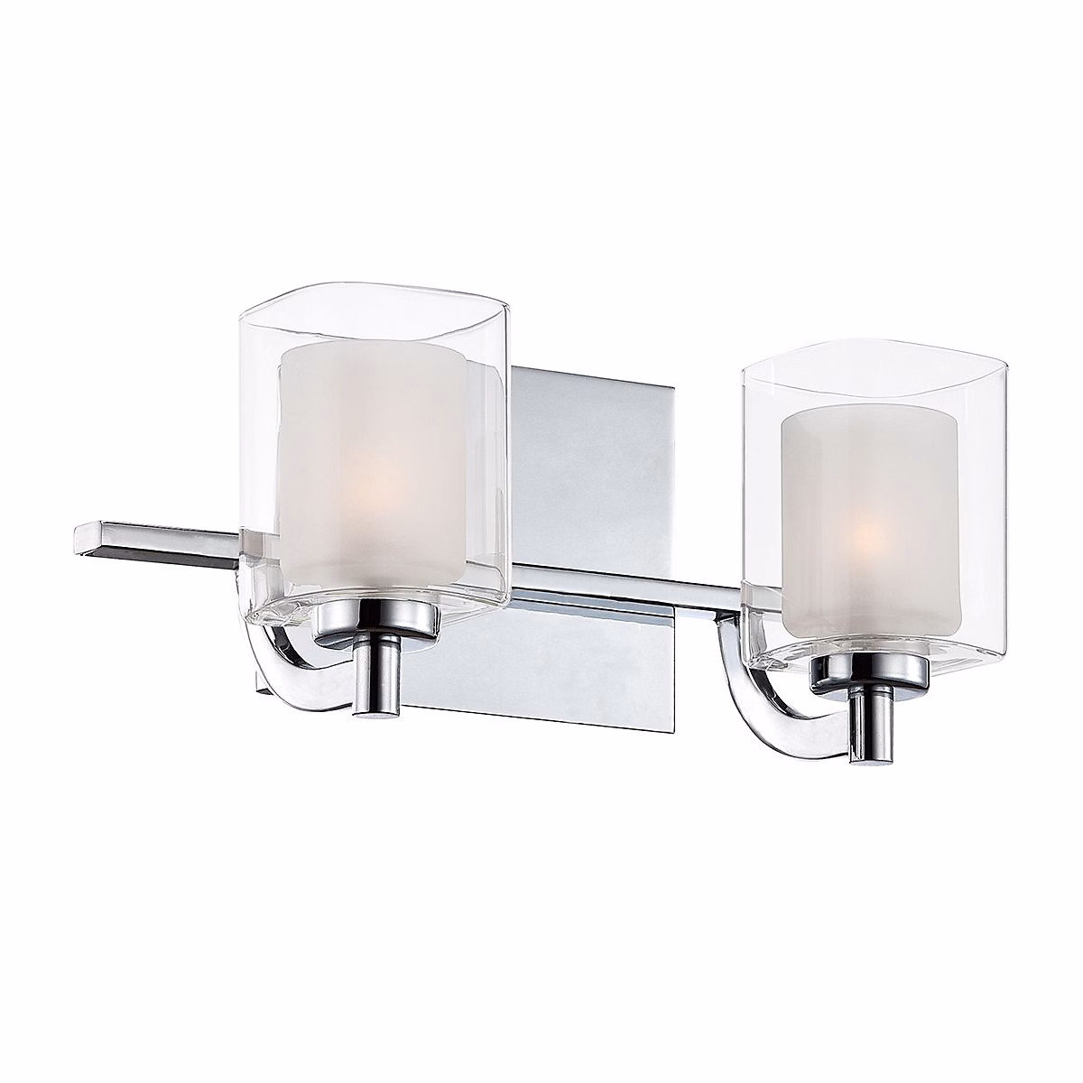 Luminaire pour salle de bains – Applique murale Kolt 2 lumières