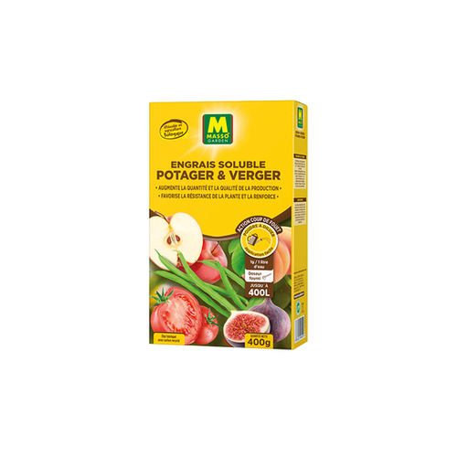 ENGRAIS SOLUBLE POTAGER & VERGER MASSO® - 400G
