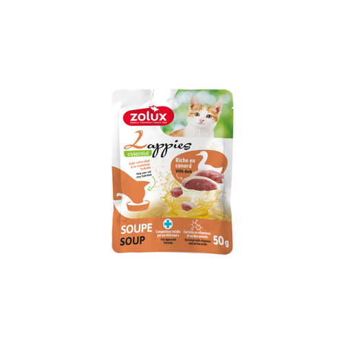 FRIANDISE POUR CHAT SOUPE 'LAPPIES' ZOLUX® - CANARD - 50G