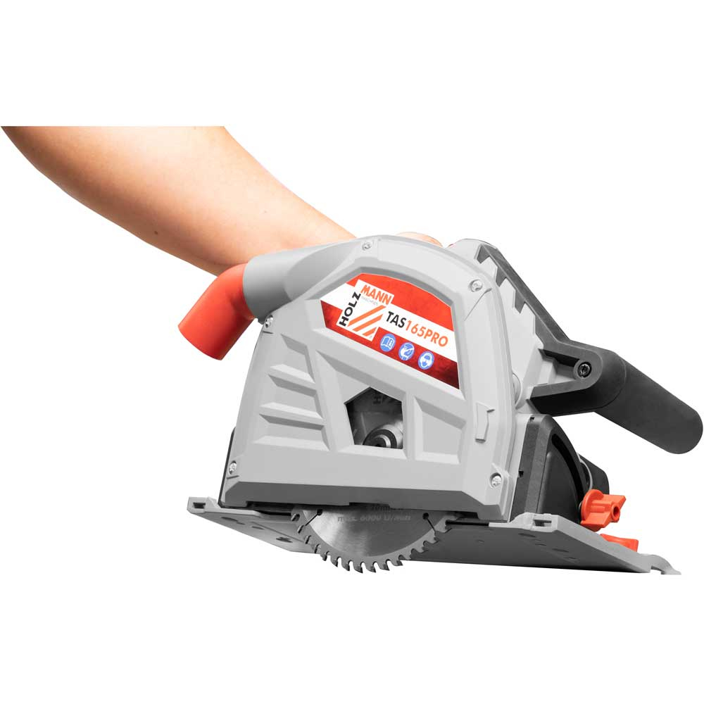 Holzmann TAS165PRO scie circulaire portative 16,5 cm Noir, Gris, Rouge 5000 tr/min 1400 W