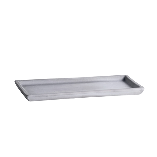 SOUCOUPE RECTANGULAIRE GOICOECHEA® - 32CM X 17CM - GRISÉ